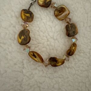 Beautiful Tiger Glass Bracelet